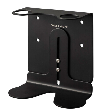 Wellmark Zeephouder Wand voor 2 zeepdispensers Mat Zwart 8720254397122