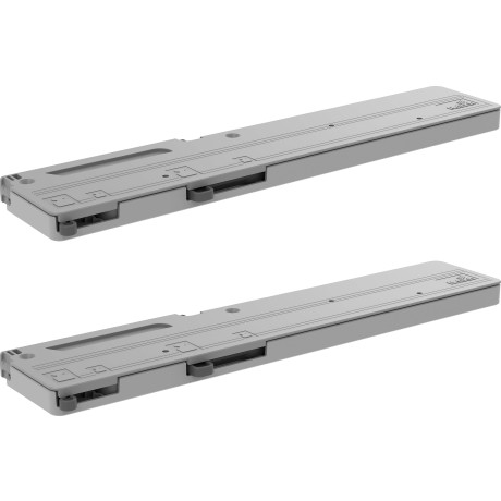 WIEMANN Deurdemper voor 2-, 3- en 4-deurs zweefdeurkasten inclusief zelfsluitend beslag (set, 2 stuks)