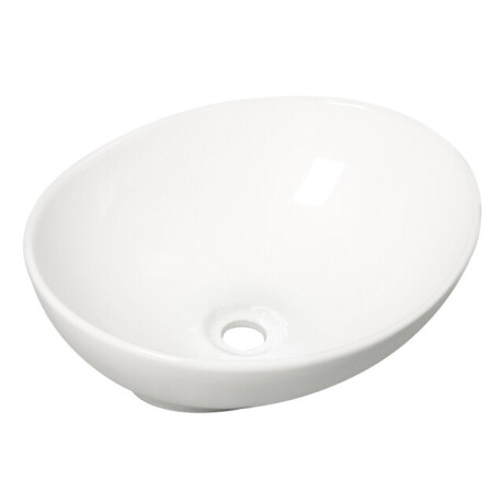 Wiesbaden Barco waskom ovaal 40 x 33 x 14,5 cm keramiek glans wit 32.3411