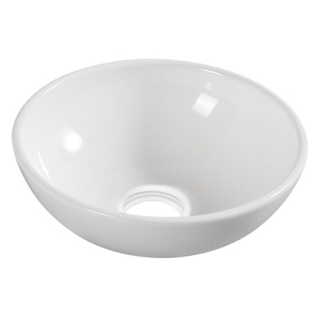 Wiesbaden Kimo waskom rond 28 x 10 cm keramiek glans wit 32.3413