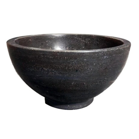 Wiesbaden Raw waskom rond 20x11 cm hardsteen gezoet 39.3510