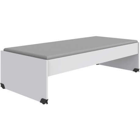 Wimex Futonbed Norderney Bed op kunststof wielen