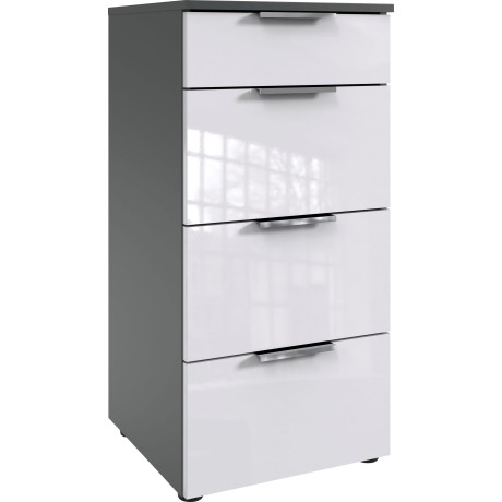 Wimex Ladekast Level36 D by fresh to go met soft-close functie en lakfronten, 4 lades, hoge commode