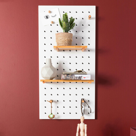 Zuiver Wandorganizer 'Bundy' 45 x 90cm, kleur Wit