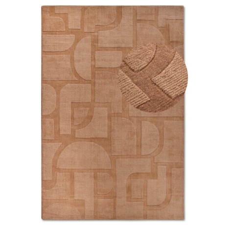 Wollen Vloerkleed Alexis - Koper 150x80cm - - Dekbed-Discounter.nl