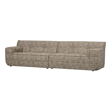 WOOOD 4-zits Bank 'Timor' Chenille, kleur Naturel