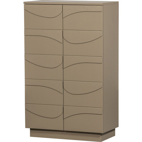 WOOOD Bergkast Teo met push-to-open functie, hoogte 116 cm