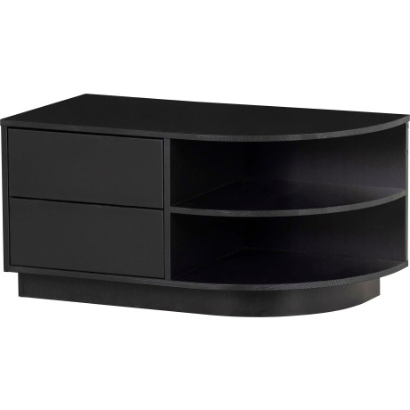 WOOOD Tv-meubel Finca, commode met afgerond afsluitend rek met modern push-to-open systeem, breedte 78 cm