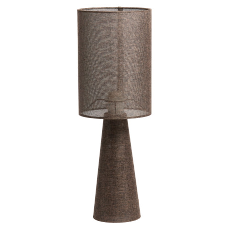 Light & Living Tafellamp 'Micky' Linnenlook, kleur Bruin