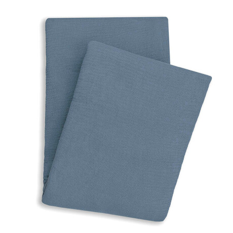 Bedsprei ICA - Zeeblauw - 270x260cm Van Zo!Home Katoen - Dekbed-Discounter.nl