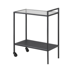 Bendt Trolley 'Holger' 75 x 60cm, kleur Zwart