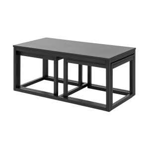 Bendt Salontafel 'Elton' Eiken, 120 x 60cm, Set van 3 stuks