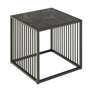 Bendt Bijzettafel 'Esme' Marmerlook, 40 x 40cm