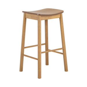 Bendt Barkruk 'Vernard' Eiken (zithoogte 74cm)