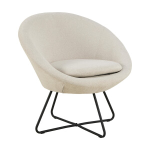 Bendt Fauteuil 'Lærke' Geweven, kleur Beige