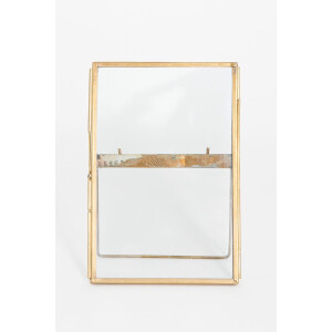 Fotolijst dubbel glas staand (15x9,5 cm)