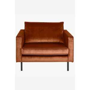 Amsterdam velvet loveseat juke roest