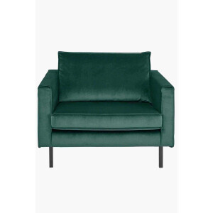 Amsterdam velvet loveseat juke groen