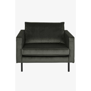 Amsterdam velvet loveseat Juke dark green hunter