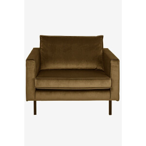 Amsterdam velvet loveseat juke brons