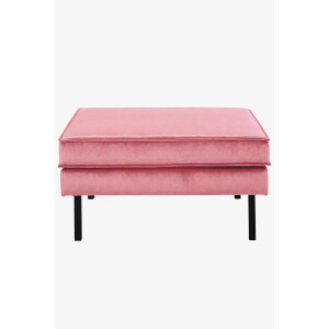 Amsterdam velvet hocker juke pink