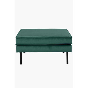 Amsterdam velvet hocker juke groen