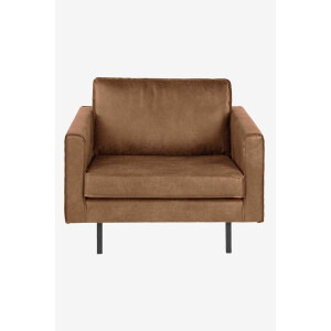 Amsterdam leer outside loveseat bruin