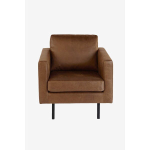 Amsterdam leer clean fauteuil bruin