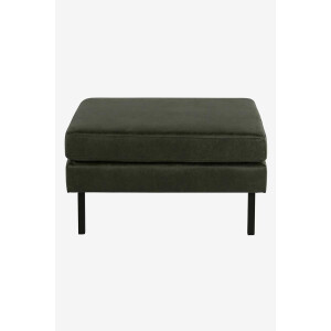 Amsterdam leer clean hocker groen