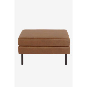 Amsterdam leer clean hocker bruin