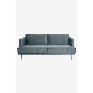 The Duchess velvet bank 2,5-zits Juke grijs