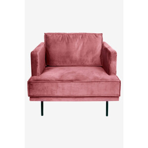 The Duchess velvet loveseat Juke roze