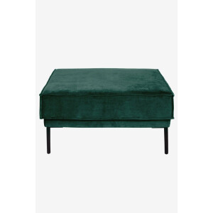 The Duchess velvet hocker Juke groen