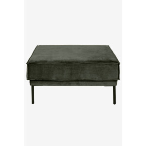 The Duchess velvet hocker Juke dark green hunter