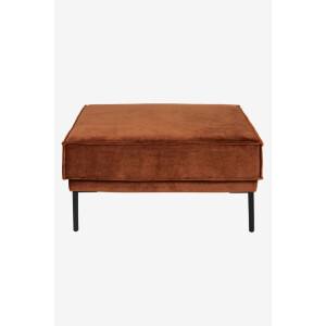 The Duchess velvet hocker Juke roest