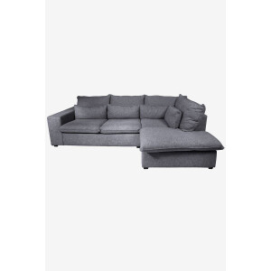 Baron bank 2.5-zits lounge rechts Unit dark grey
