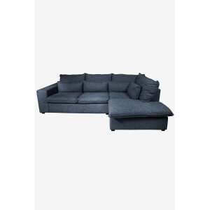 Baron bank 2.5-zits lounge rechts Unit donkerblauw melee