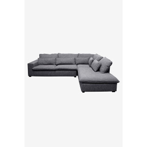 Baron bank 3.5-zits lounge rechts Unit dark grey
