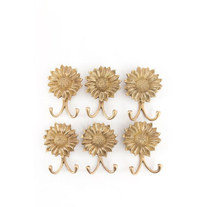 Deco haakje zonnebloem