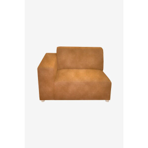 Earl velvet 1.5-zits bank arm links Juke oker