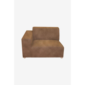 Earl velvet 1.5-zits bank arm links Juke brons