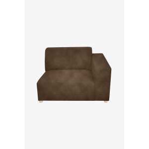 Earl velvet 1.5-zits bank arm rechts Juke dark green hunter