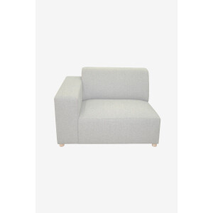 Earl 1.5-zits bank arm links Forward light grey