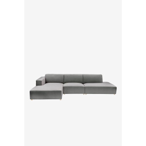 Earl 4-zits bank chaise longue links otto longue rechts Forward dark grey