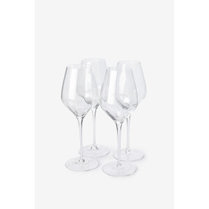 Transparant wijnglas