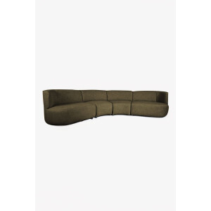 Empress 4-zits bank Soil army green