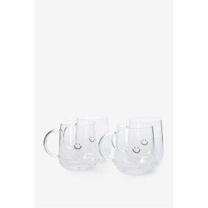 Theeglas met smiley