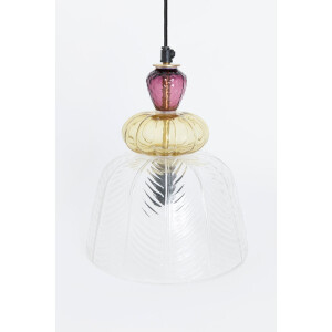 Glazen hanglamp Bauble multicolour