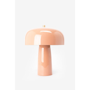 Roest oranje cupola tafellamp