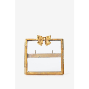 Goudkleurig fotolijstje met strik